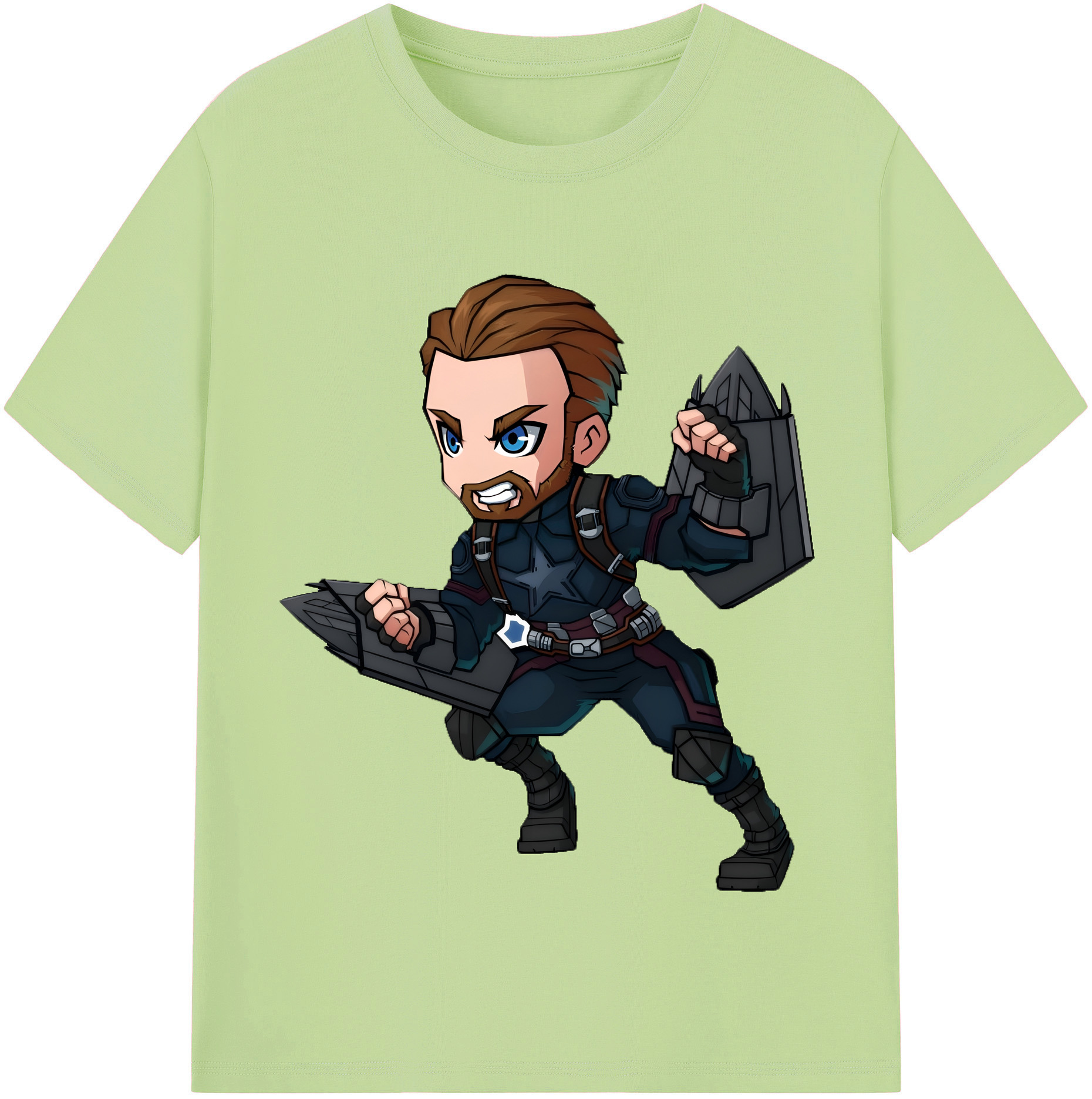 （画像用） アベンジャーズ The Avengers 綿100％半袖Tシャツ（フロントプリント）